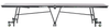 Mobile Rectangle Folding Table - NPS MT **Open/Extended**
