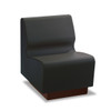 Hondo Nuevo Armless 24 Inch Chair with Molded Plinth Base - Norix HN820/HN850
