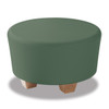 Hondo Nuevo Round Ottoman with Molded Wood Grain Legs - Norix HN845/HN860 Hondo Nuevo Round Ottoman with Molded Wood Grain Legs - Norix HN845/HN860