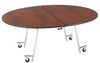 Mobile Oval Folding Table - NPS