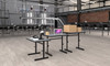 Work Environmental of Adjustable Standing Height Workstation with Deluxe High Pressure Laminate Top - Correll
**Props Not Included, Tables Sold Individually**