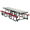 KI Uniframe UF128 Rectangular Stool Cafeteria Table 30 x 139