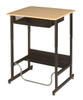 Sit to Stand Individual Student Desk with Hard Plastic Top and Book Box - USACapitol 493