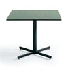 KI PS25FX Portico Square Fixed Leg Table with LX Base 30 x 30