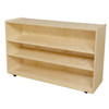Wood Designs WD994832 Mobile Three Shelf Storage