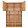 Floor Lockers With Cubbies - Tot Mate TM243 (School Age - Maple)