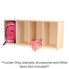 Open Stack Locker - Single Count - Wood Designs WD46410