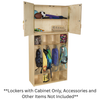 Coat Locker Vertical Storage Cabinet - Wood Designs WD56800 **Lockers with Cabinet Only**