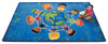 Carpets for Kids 4415 Premium Collection Give the Planet a Hug Rug 6' x 9'