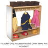 Mobile Double Sided Dress-Up Locker with Mirror - Wood Designs WD91700
