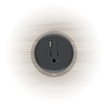 MooreCo PWRGR-AB-BK MoorePower Grommet Mount Power Assembly
