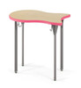 Interlox CURL Single Student Desk with Laminate Top and Spray Edge - USACapitol 0CURLSE