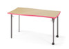 Interlox FLAG Two Student Desk with Laminate Top and Spray Edge - USACapitol 0FLAGSE