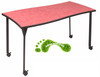 Interlox FLAG Two Student Desk with Laminate Top and Spray Edge - USACapitol 0FLAGSE