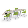 Hierarchy Boomerang Desk - MooreCo - Sold Individually - Props Not Included