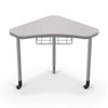 Hierarchy Boomerang Desk - MooreCo - Book Basket and Casters Sold Separately