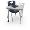 Hierarchy Boomerang Desk - MooreCo - Book Basket and Casters Sold Separately - Props Not Included