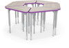 Hierarchy Hexagonal Trapezoid Snap Desk - MooreCo - Sold Separately Hierarchy Hexagonal Trapezoid Snap Desk - MooreCo - Sold Separately