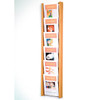 Wooden Mallet AC48-6 Magazine Wall Display 6 Pocket