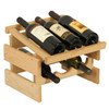 Wooden Mallet WRD31 Dakota 6 Bottle Wine Rack With Display Top