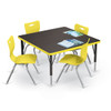 Hierarchy Square Activity Table with High Pressure Laminate Top - MooreCo - Props Not Included Hierarchy Square Activity Table with High Pressure Laminate Top - MooreCo - Props Not Included