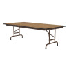 Solid Plywood Core - Deluxe High Pressure Rectangular Adjustable Height Folding Table - Correll PCA Series