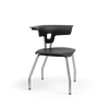 KI Ruckus RK1100H18NB Four Leg Polypropylene Chair With Glides 18 Inch Seat Height 