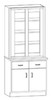 Hann SC-132G Laboratory Display Cabinet With Two Drawers And Cupboard With Two Doors 36 Inch Wide