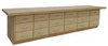 Hann WTB-10L Wall Workbench With 18 Drawers 24 x 120