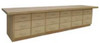Hann WTB-12 Wall Workbench With 24 Drawers 24 x 144