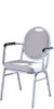 MTS Seating 535-AR Omega II Banquet Stacking Chair Round Back With Arms 18 Inch Seat Height