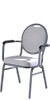 MTS Seating 590-AR Omega II Banquet Stacking Chair Round Back With Arms 18 Inch Seat Height