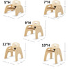 Foundations Simple Sitter Durable Baltic Birch Chair Pack of 2
**Additional Chairs Sold Separately**
