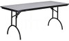 MTS Seating 415-2496-AL Continuity Arched Leg Banquet Folding Table 24 x 96