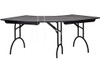 MTS Seating 415-3060CR-AL Continuity Arched Leg Crescent Shaped Folding Table 41 x 87