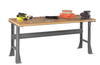 Compressed Wood Top Workbench with Flared Legs Fixed Height - Tennsco