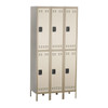 Safco 5526 Double Tier Three Column Standing Locker 18 x 36