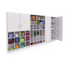 Whitney Brothers WB0670 White Wall Storage System