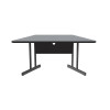 Trapezoid Keyboard Height Work Station and Student Desk with Deluxe High Pressure Laminate Top - Correll CS Series