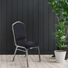 Deluxe Silhouette Back Fabric Stack Chair - NPS 9300