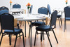 Deluxe Silhouette Back Fabric Stack Chair - NPS 9300 **Additional Chairs and Furniture Sold Separately**