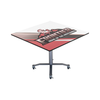 Mobile EZ Tilt Square Café Table with Adjustable Height - AmTab CBSQ