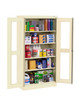 Standard Storage Cabinet with See Through Doors 36x18x72