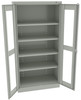Standard Storage Cabinet with See Through Doors 36x18x72