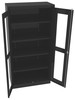 Standard Storage Cabinet with See Through Doors 36x24x72 
