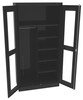 Tennsco CVD1472 Standard Combination Cabinet with See Through Doors 36x18x72