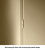  Deluxe Counter High Cabinet with See Through Doors 36x18x42