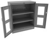 Tennsco CVD1842 Deluxe Counter High Cabinet with See Through Doors 36x18x42