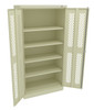 Tennsco 7218-PD Standard Storage Cabinet with Perforated Doors 36x18x72