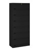 Tennsco FS371L Seven Tier Lateral File with Fixed Shelf and Retractable Door 36x17x87